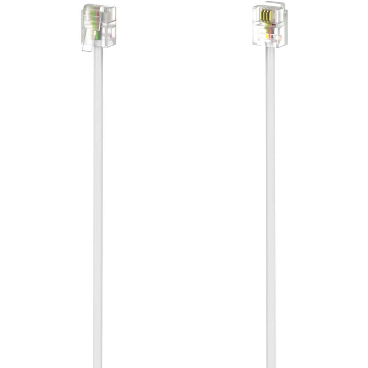 Hama Modulaire Cable Plug 6P4C - Plug 6P4C 10 M White