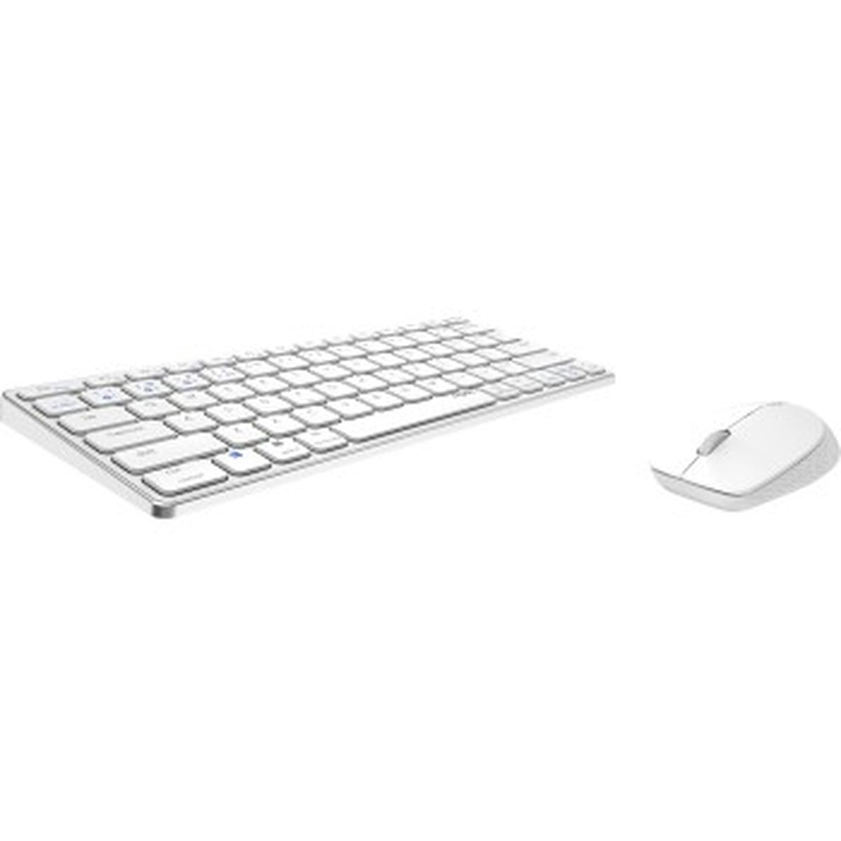 Rapoo 9600m Wirel Multimode Blade Combo Set QWERTY Us White
