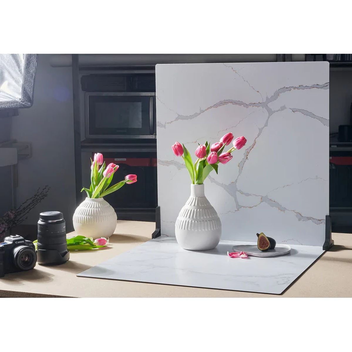 V-Flat World Carrara Blue/Calacatta Gold - XL