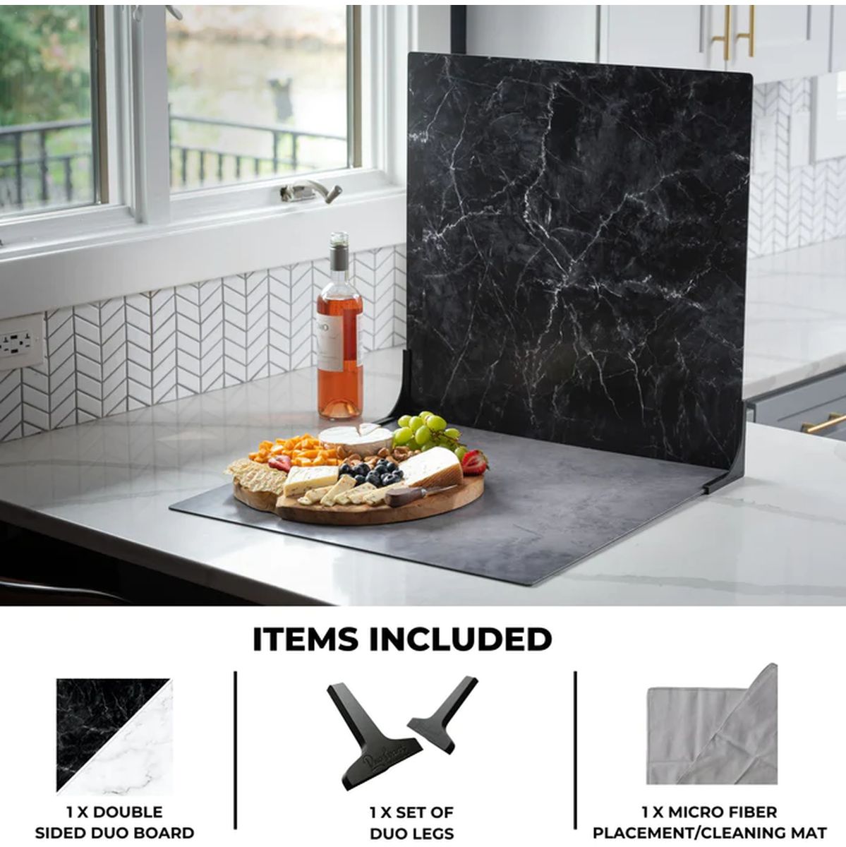 V-Flat World Onyx Marble/Alpine Marble - XL