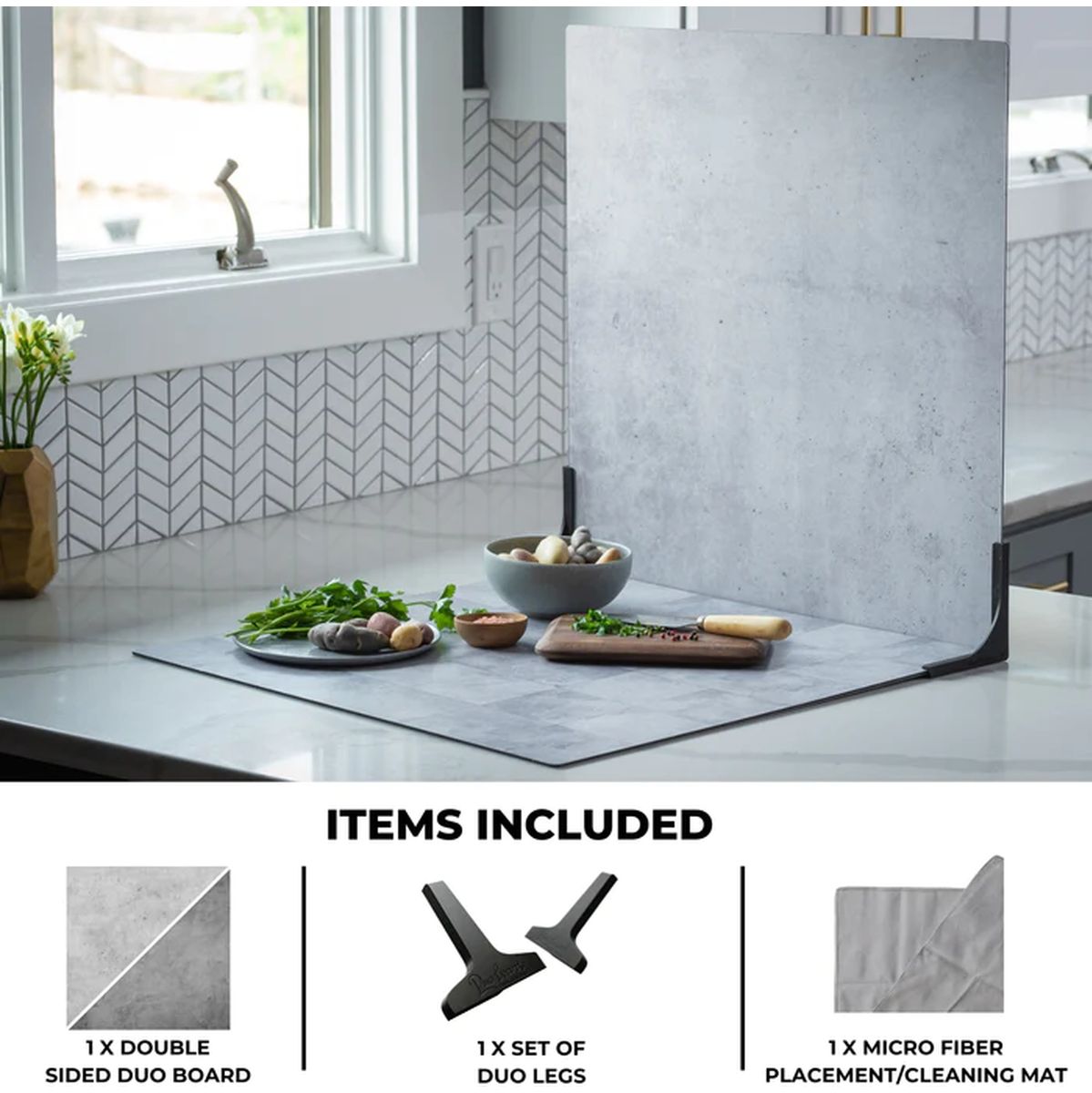 V-Flat World Iced Concrete/Midnight Cement - XL