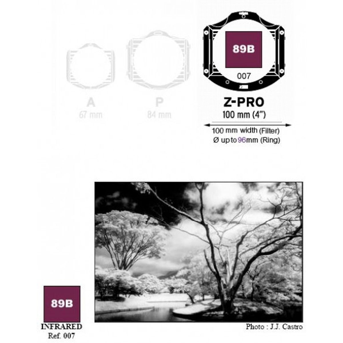 Cokin Filter Z007 Infra-Red 720 (89B)