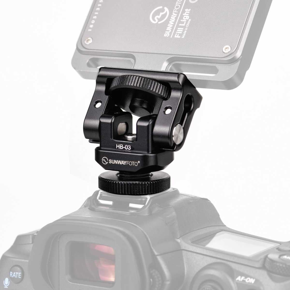 Sunwayfoto Hot Shoe Tilt Head HB-03
