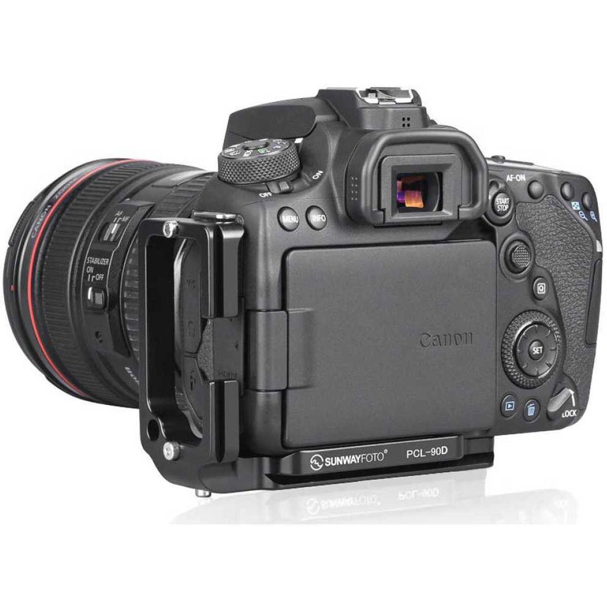 Sunwayfoto L-Plate For Canon 90D (PCL-90D)