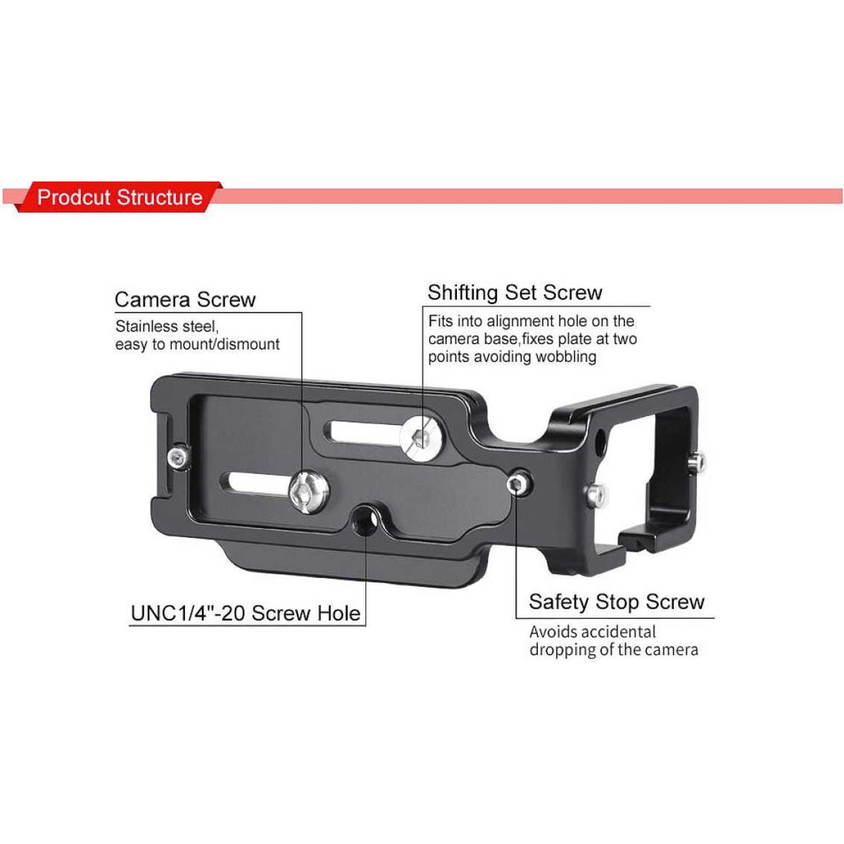Sunwayfoto L-Plate For Canon 90D (PCL-90D)