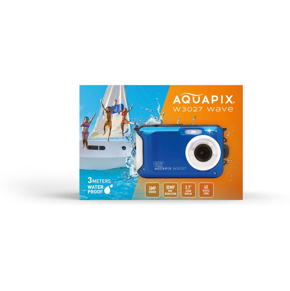 Aquapix W3027-m Wave Marine Blue