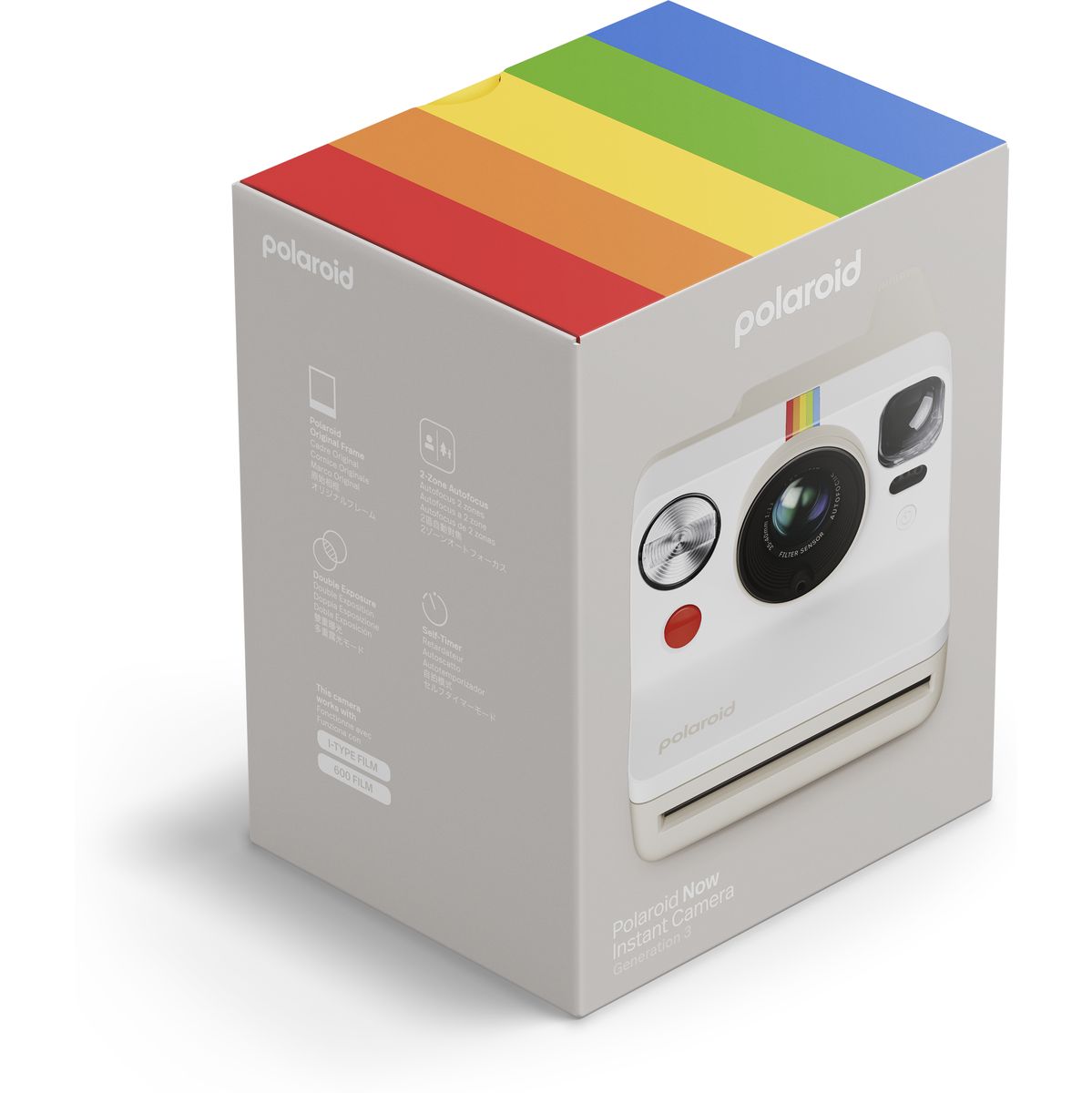 Polaroid Now Generation 3 - Pebble White - image 2 of 5