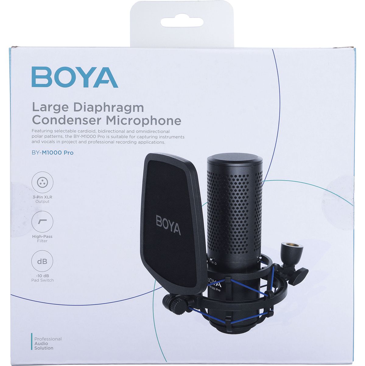 Boya BY-M1000 Pro - Condenser Studio Recording Microphone