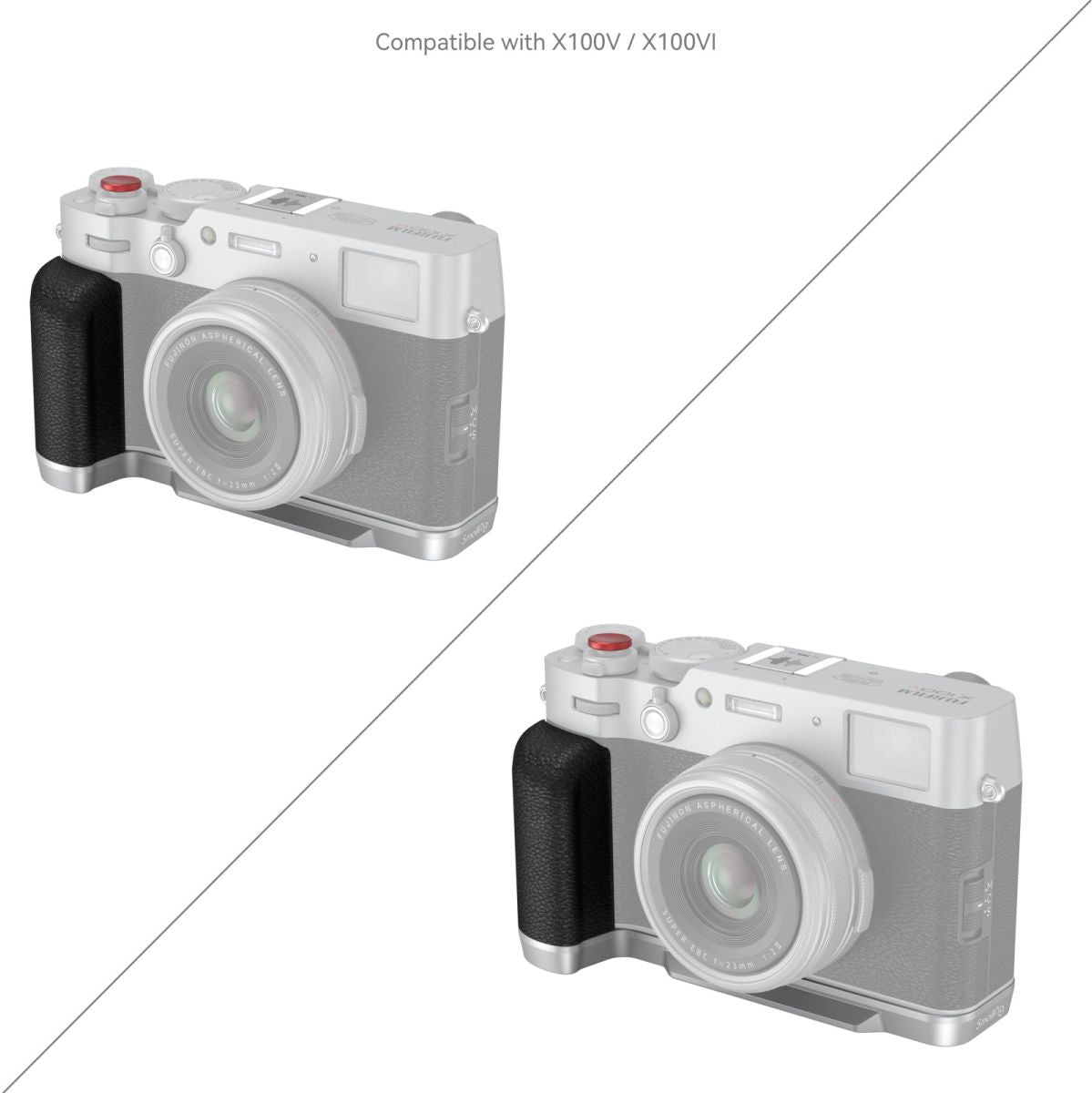 SmallRig 4555B L-Shape Mount Plate w/ Handle For Fujifilm X100VI / X100V Silver - image 3 of 5