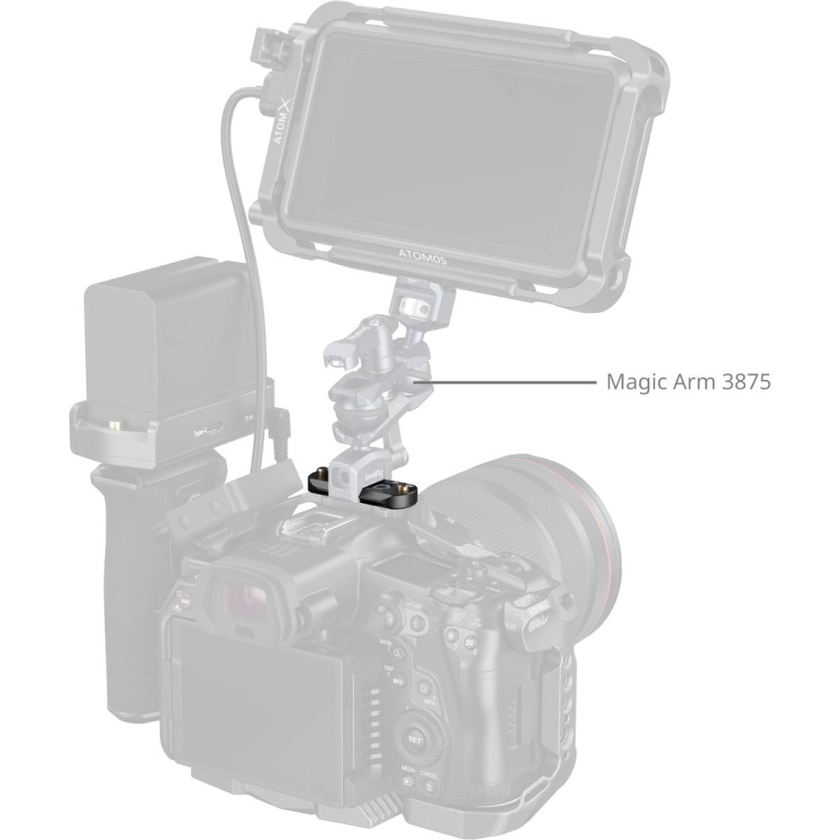 SmallRig 2172B Mini Quick Release Nato Rail (48mm)