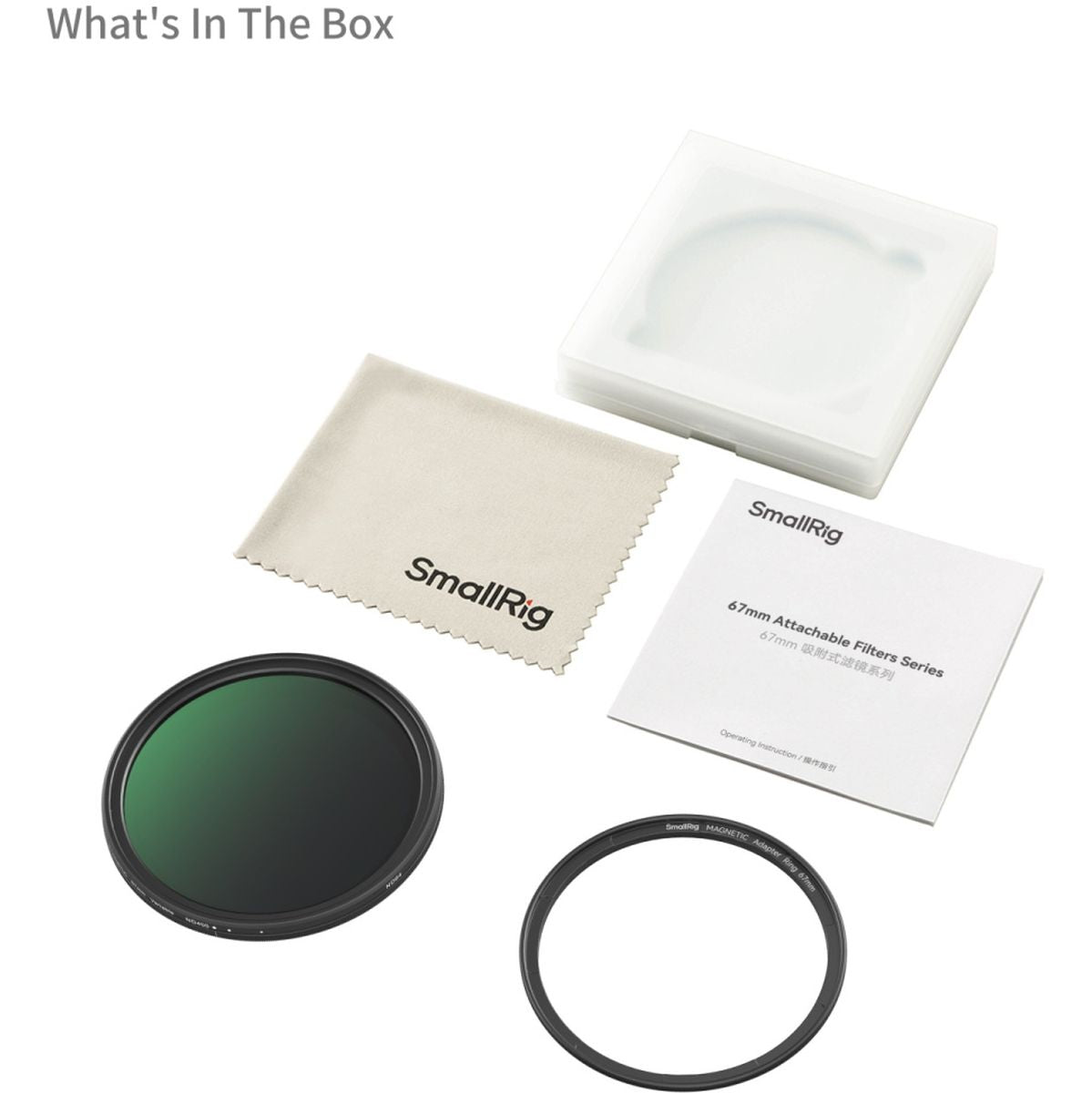 SmallRig 5169 Attachable VND Filter ND64-ND400 (6-9 Stop) 67mm - image 2 of 5