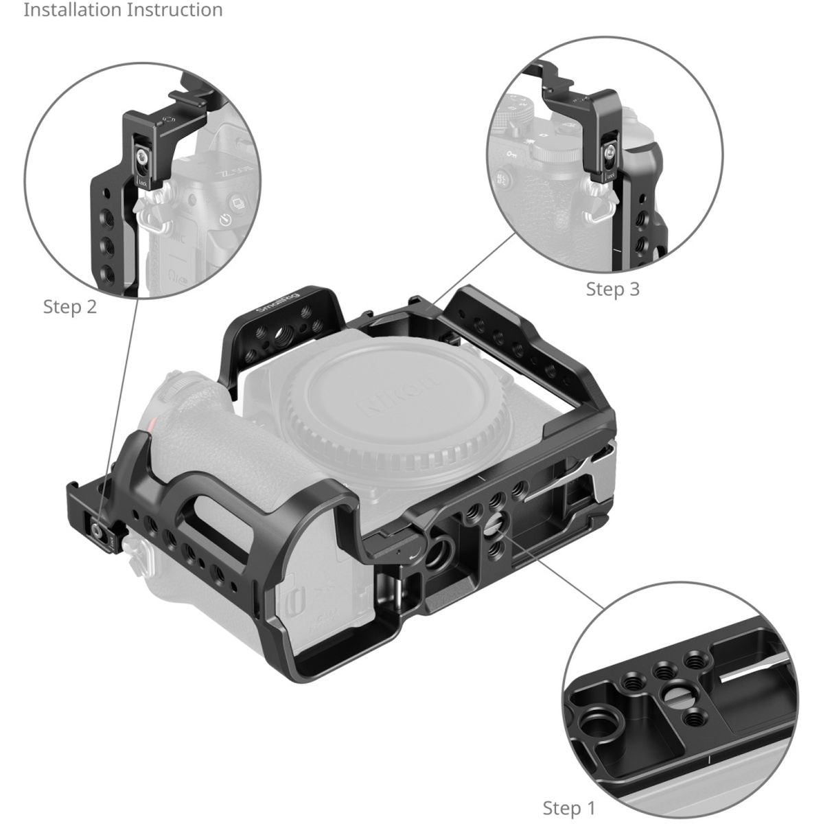 SmallRig 4980B Cage For Nikon Z50II - image 4 of 5