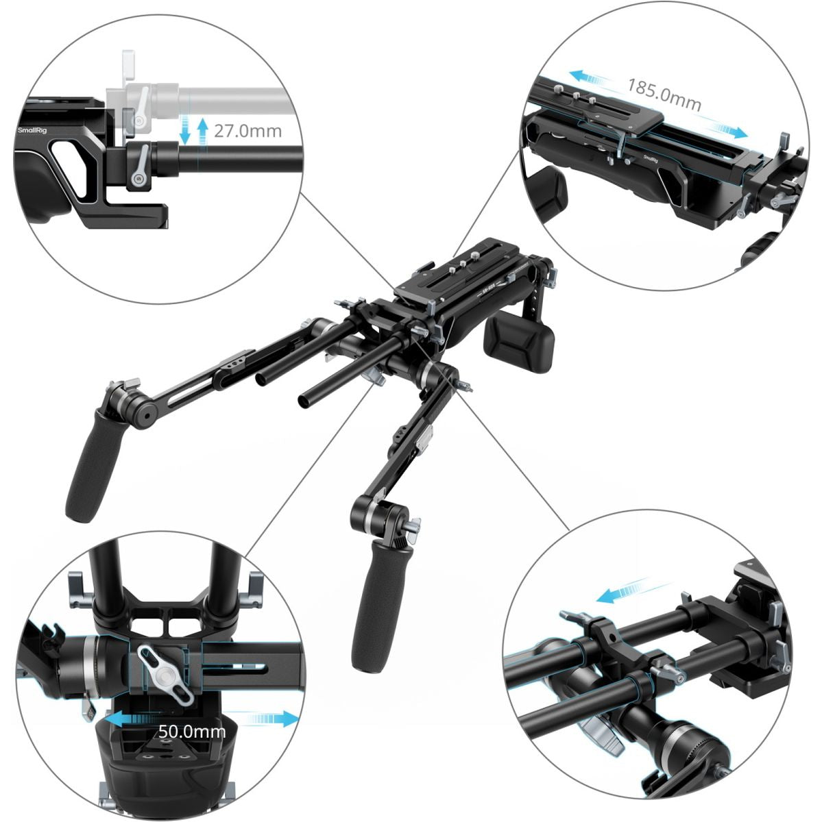 SmallRig 5199 Hawklock VCT-14 Type Shoulder Rig (SR009)