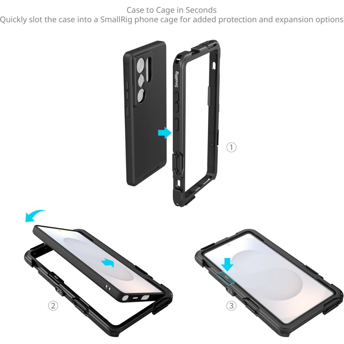 SmallRig 5254 Mobile Video Cage Kit For Samsung S25 Ultra