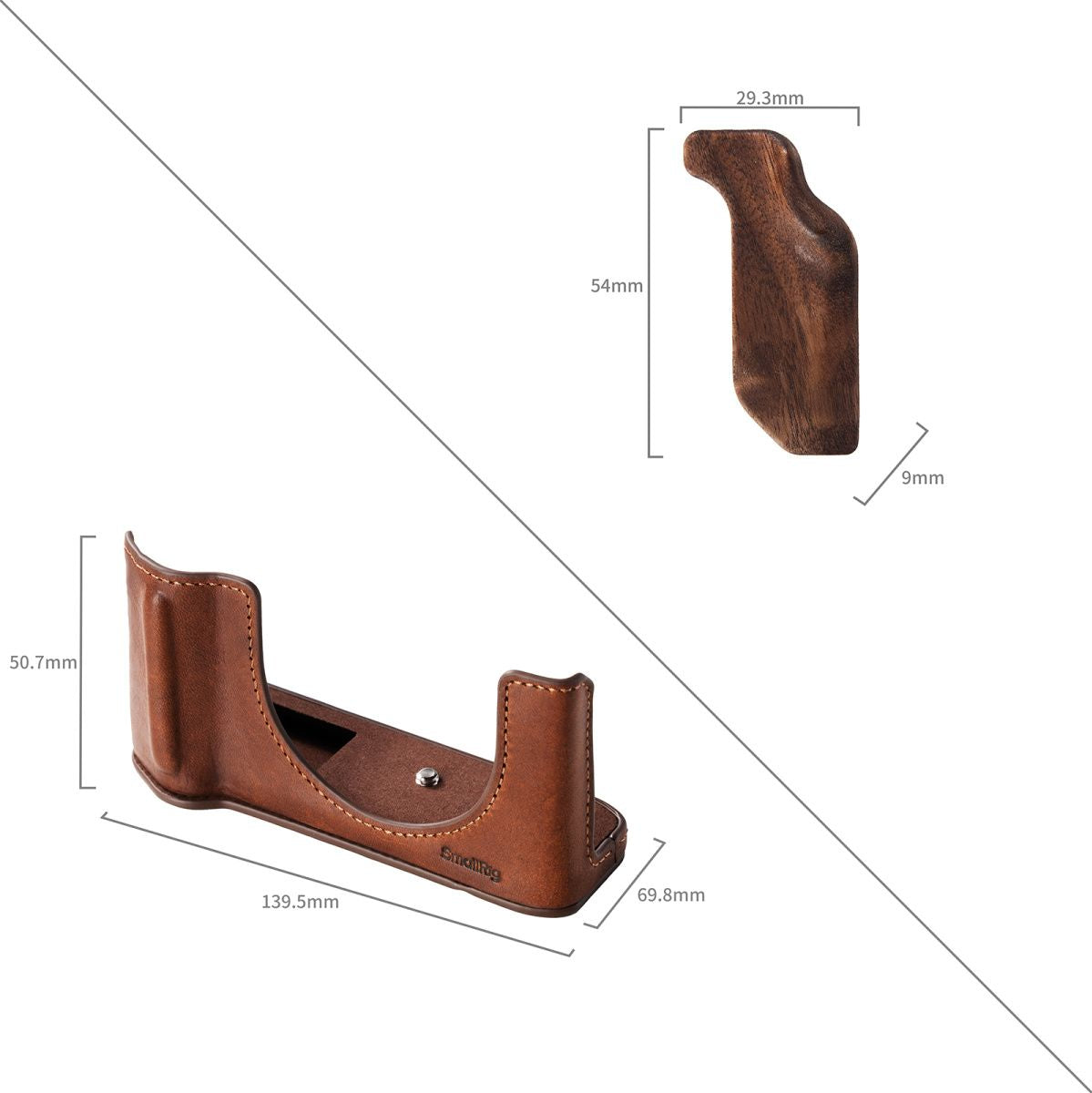 SmallRig 5268 Leather Case Kit For Fujifilm GFX100RF (Brown) - image 5 of 5
