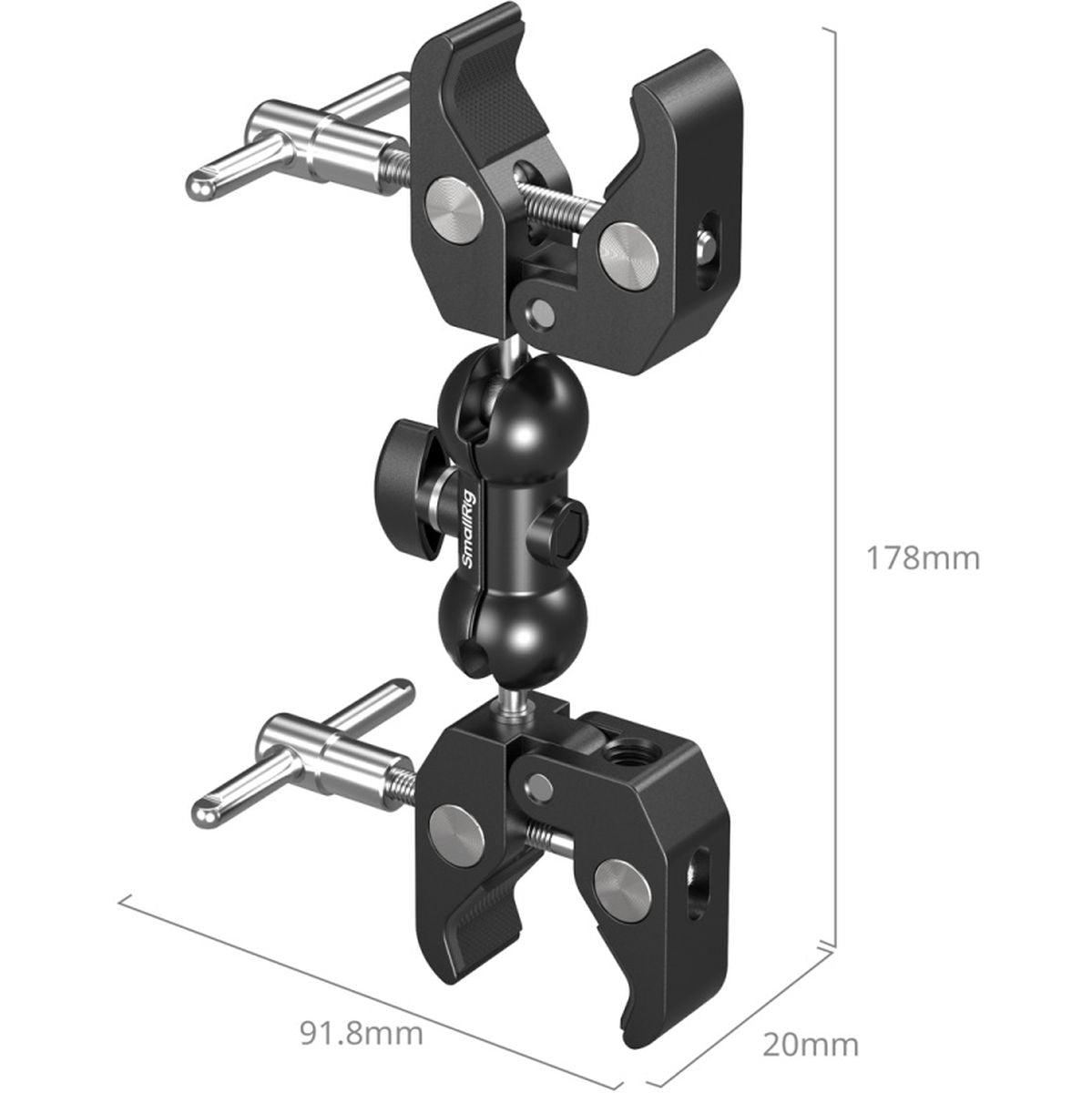 SmallRig 5331 Double Head Crab-Shaped Clamp