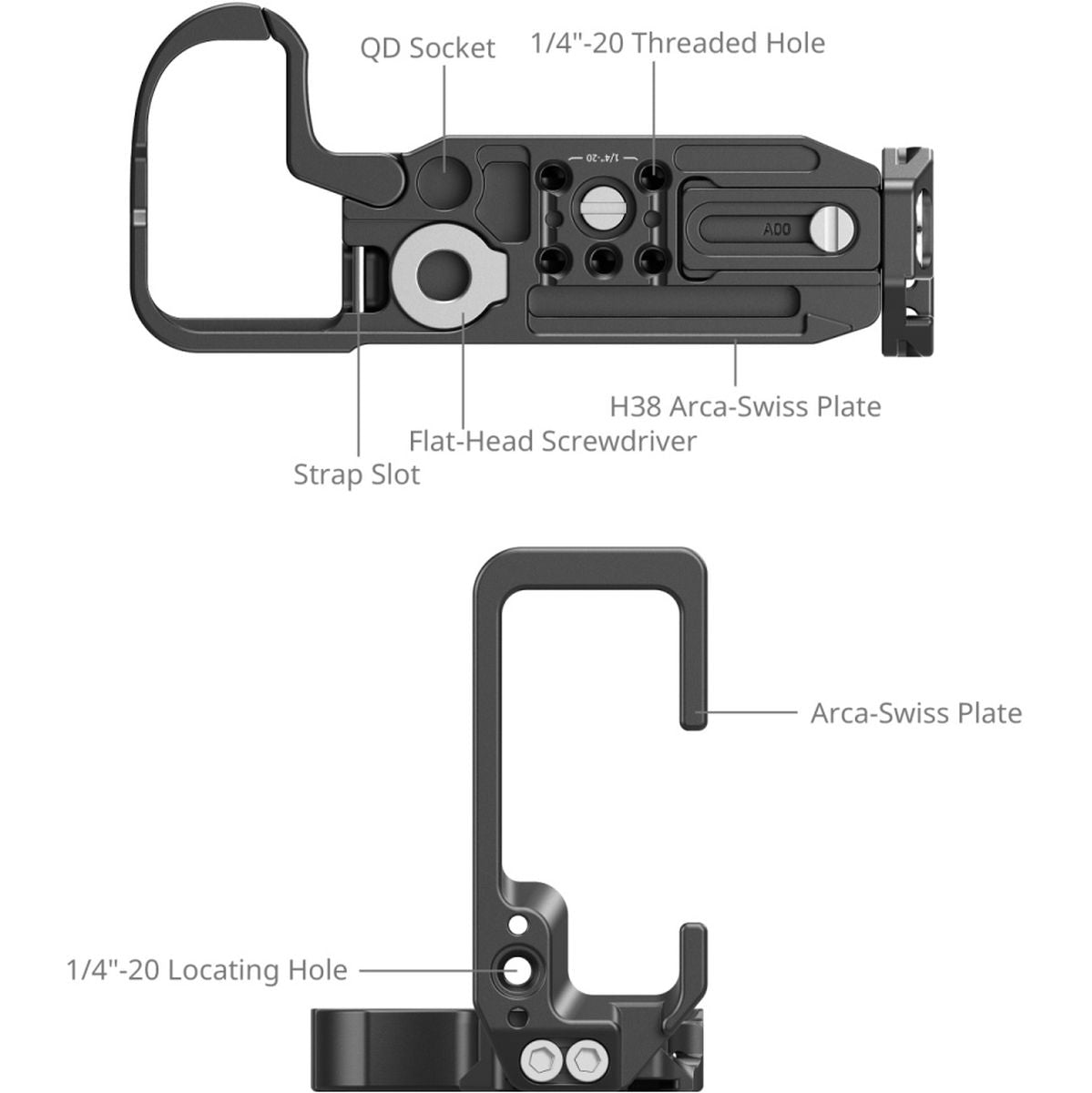 SmallRig 5256 L-Shaped Mount Plate For Nikon Z5II