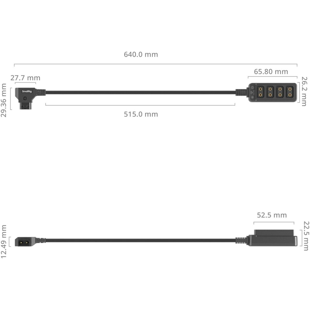 SmallRig 4831 D-Tap 1-TO-4 Power Cable