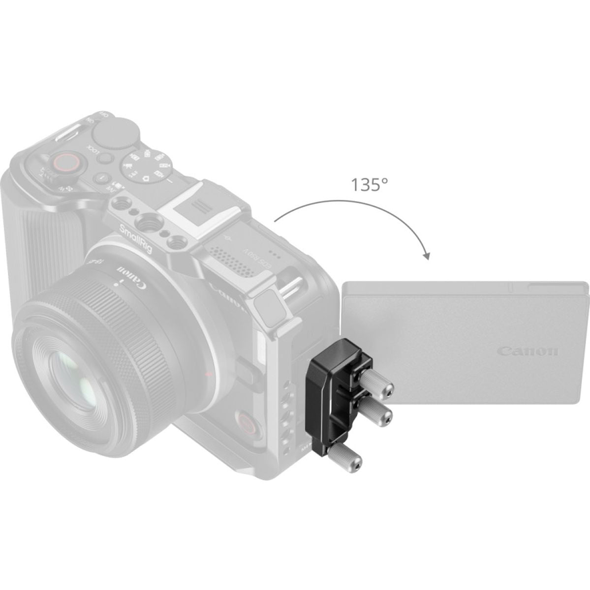 SmallRig 5534 HDMI & USB-C Cable Clamp For Canon EOS R50 V Cage