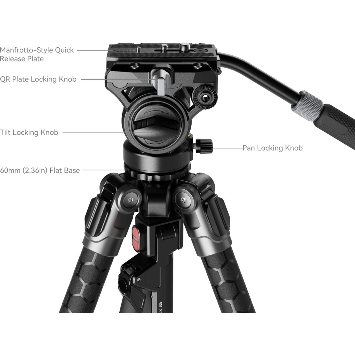 SmallRig 5305 SmallRig X Potato Jet Tribex SE Hydraulic Tripod