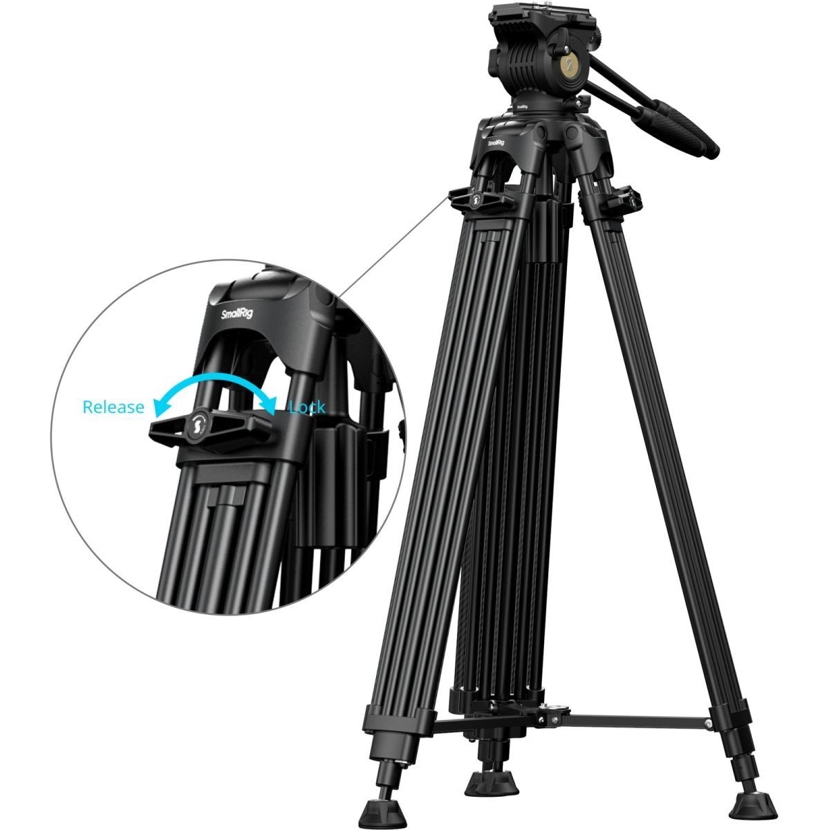 SmallRig 5442 FSD14 Freespeed Heavy-Duty Aluminum Alloy Tripod