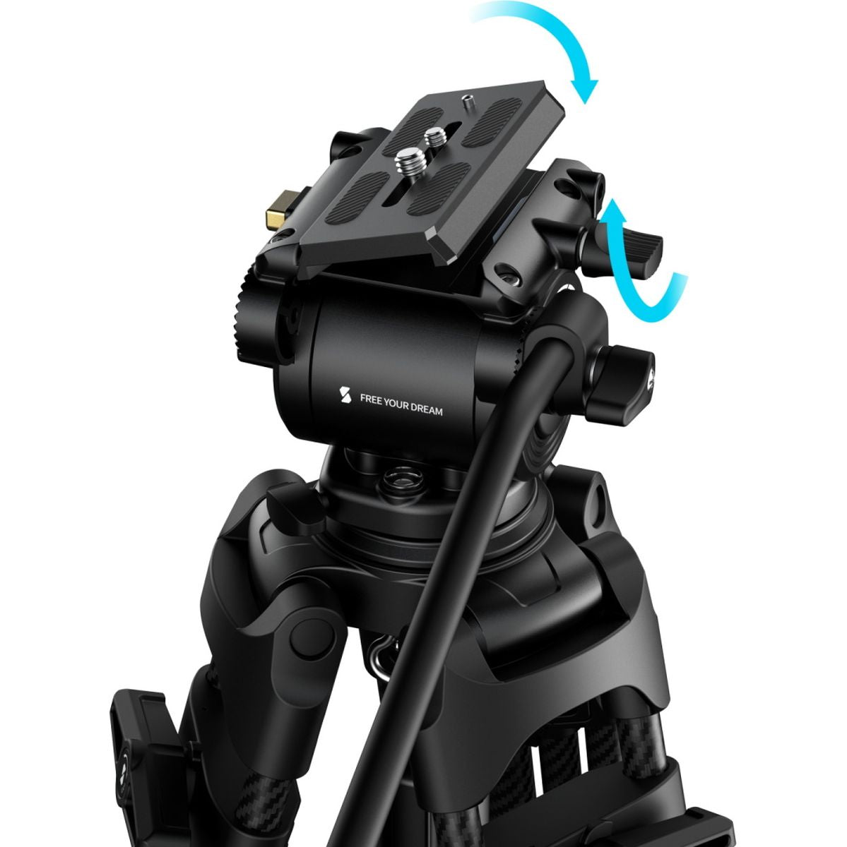 SmallRig 5443 FSD14 Freespeed Heavy-Duty Carbon Fiber Tripod