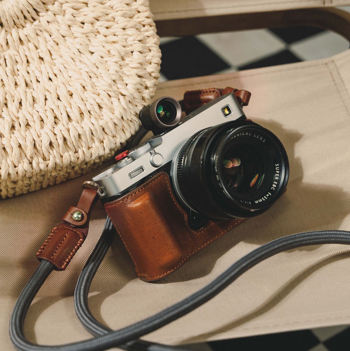 SmallRig 5449 Camera Leather Case Kit For Fujifilm X-E5 (Brown)
