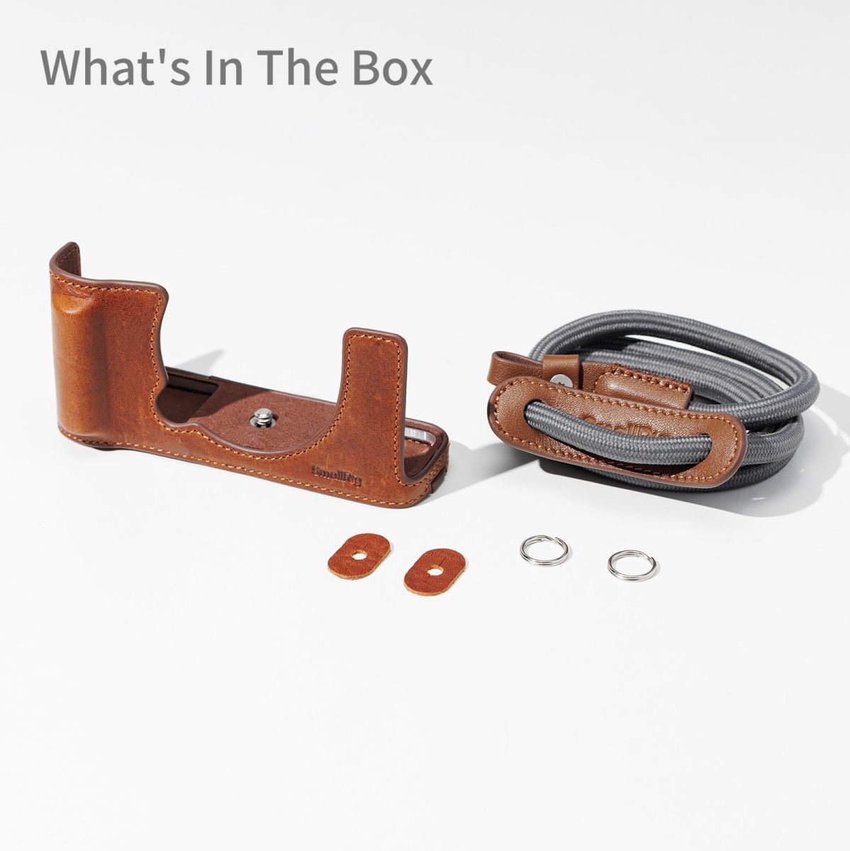 SmallRig 5449 Camera Leather Case Kit For Fujifilm X-E5 (Brown)