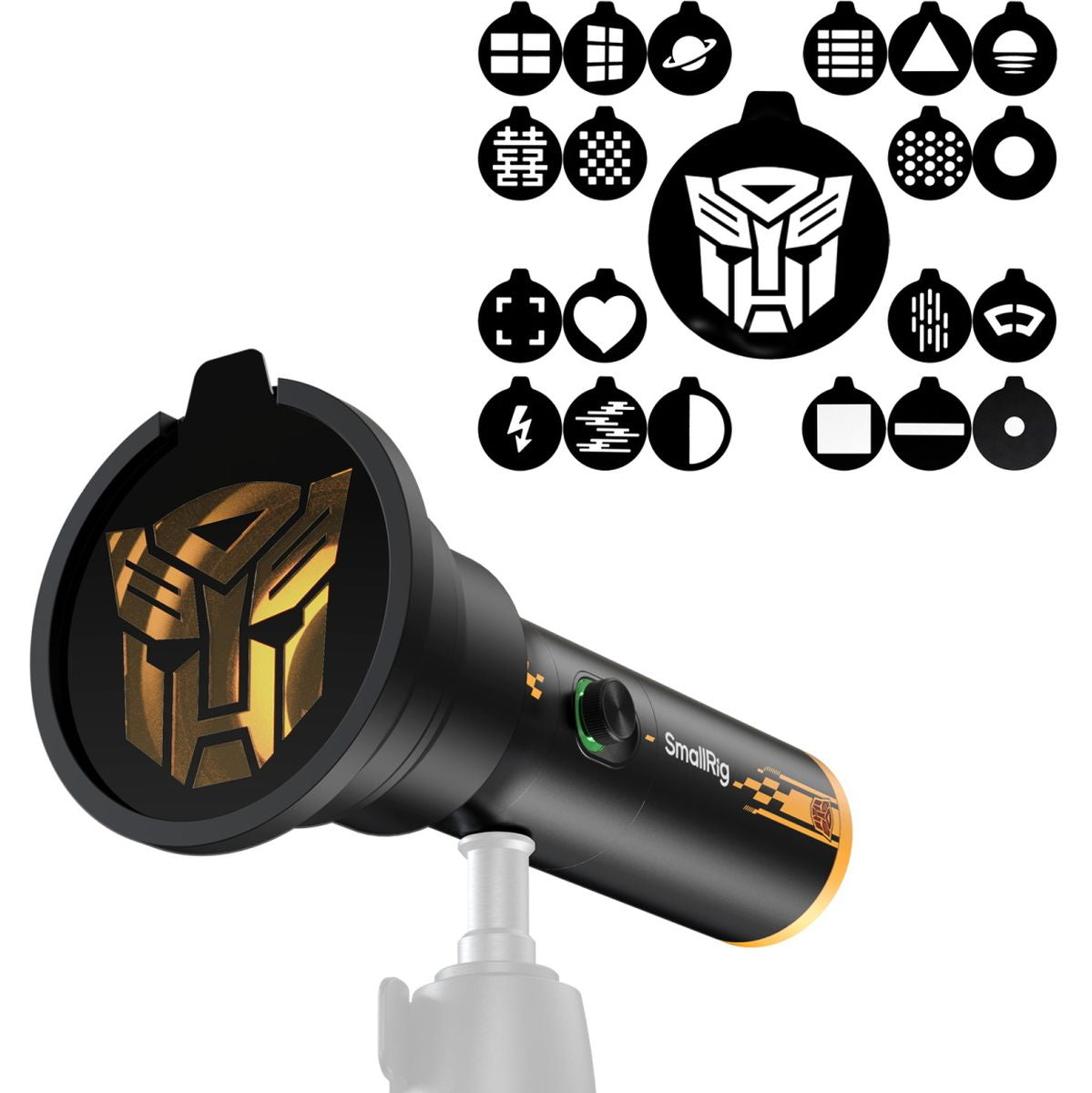 SmallRig 5512 RF 10C Portable Focusable LED Video Light (Bumblebee Edition)