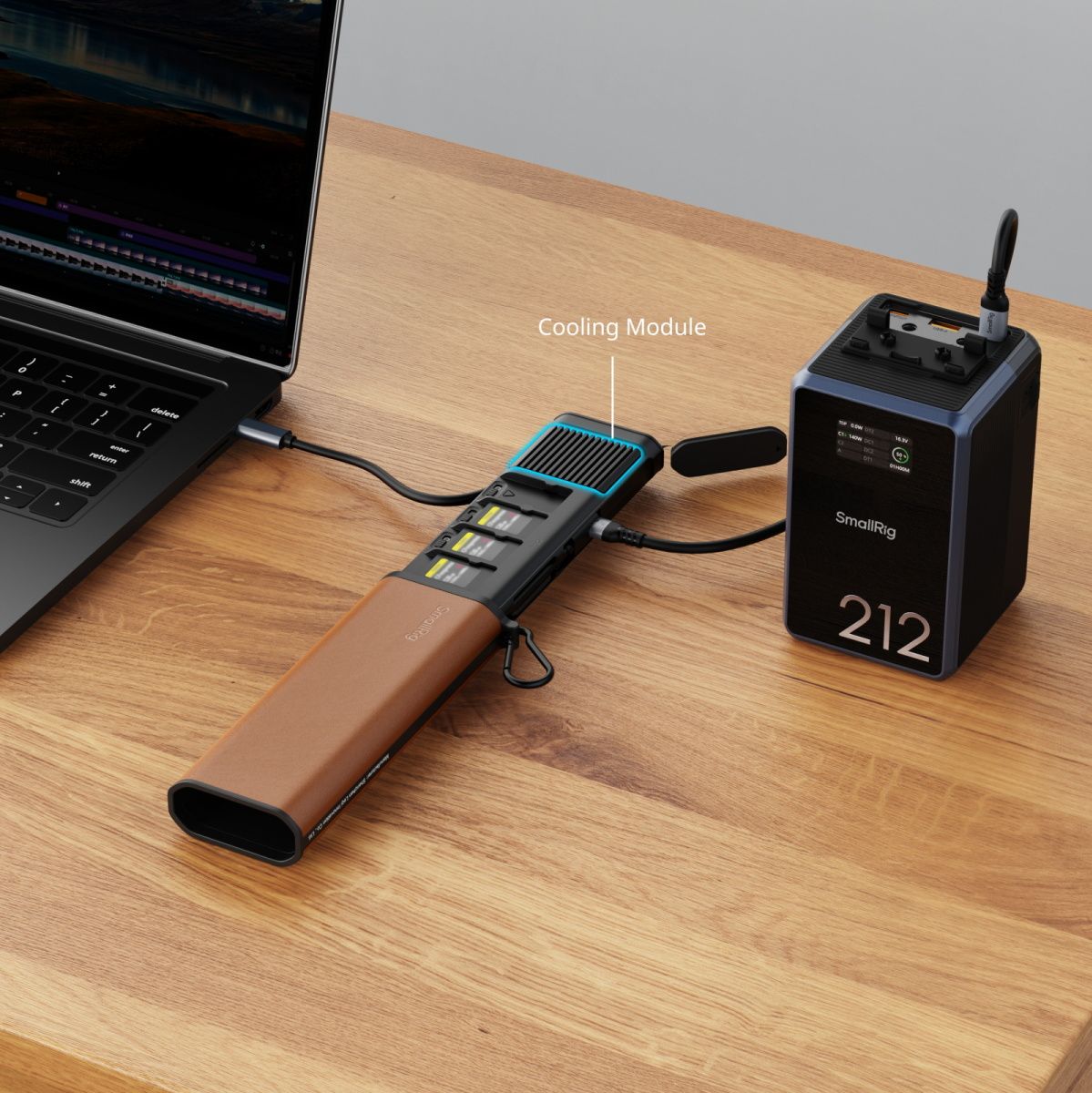 SmallRig 5361 Multifunctional Card Reader & Storage Case (CFexpress Type A)