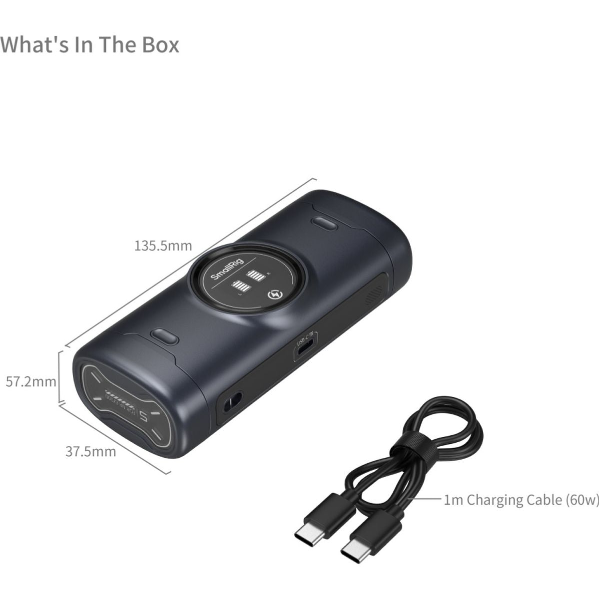 SmallRig 5106 Portable Charger Case For NP-FZ100 Batteries