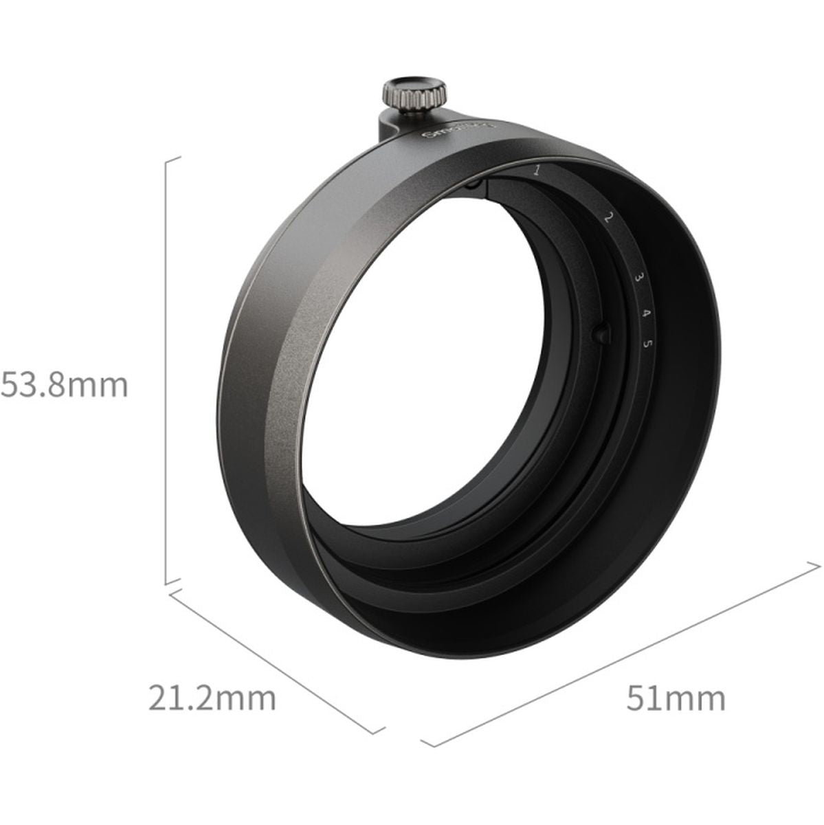 SmallRig 5709 Shading Hood For Fujifilm X Half (Charcoal Silver)
