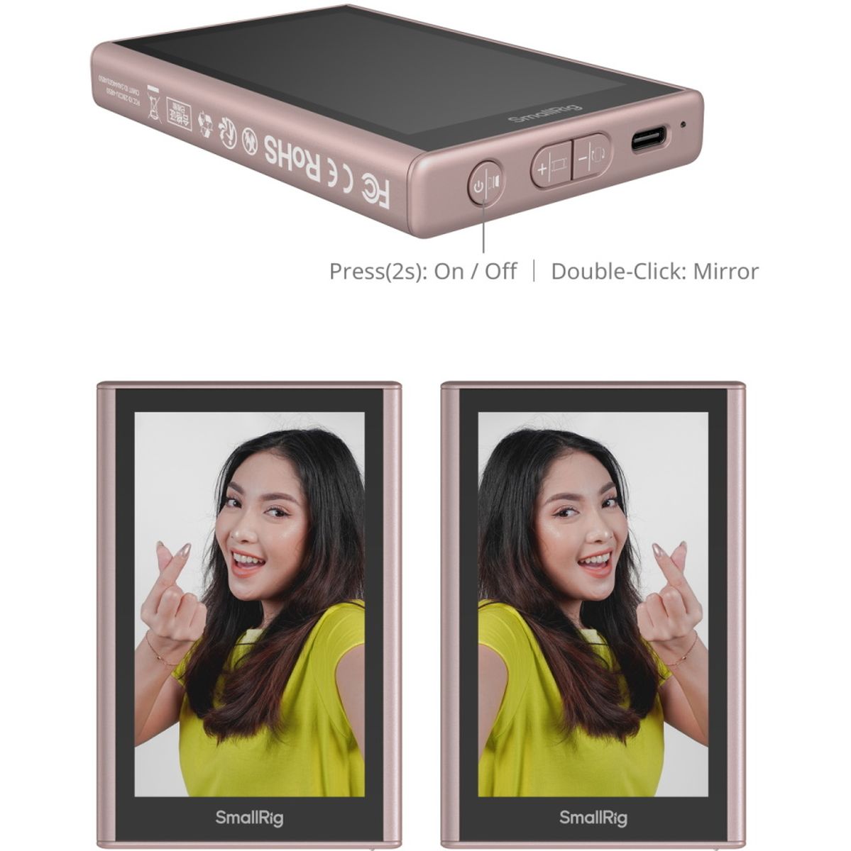 SmallRig 5746 Wireless Display Mirroring Adapter For Mobile Phone (Selfie Kit)