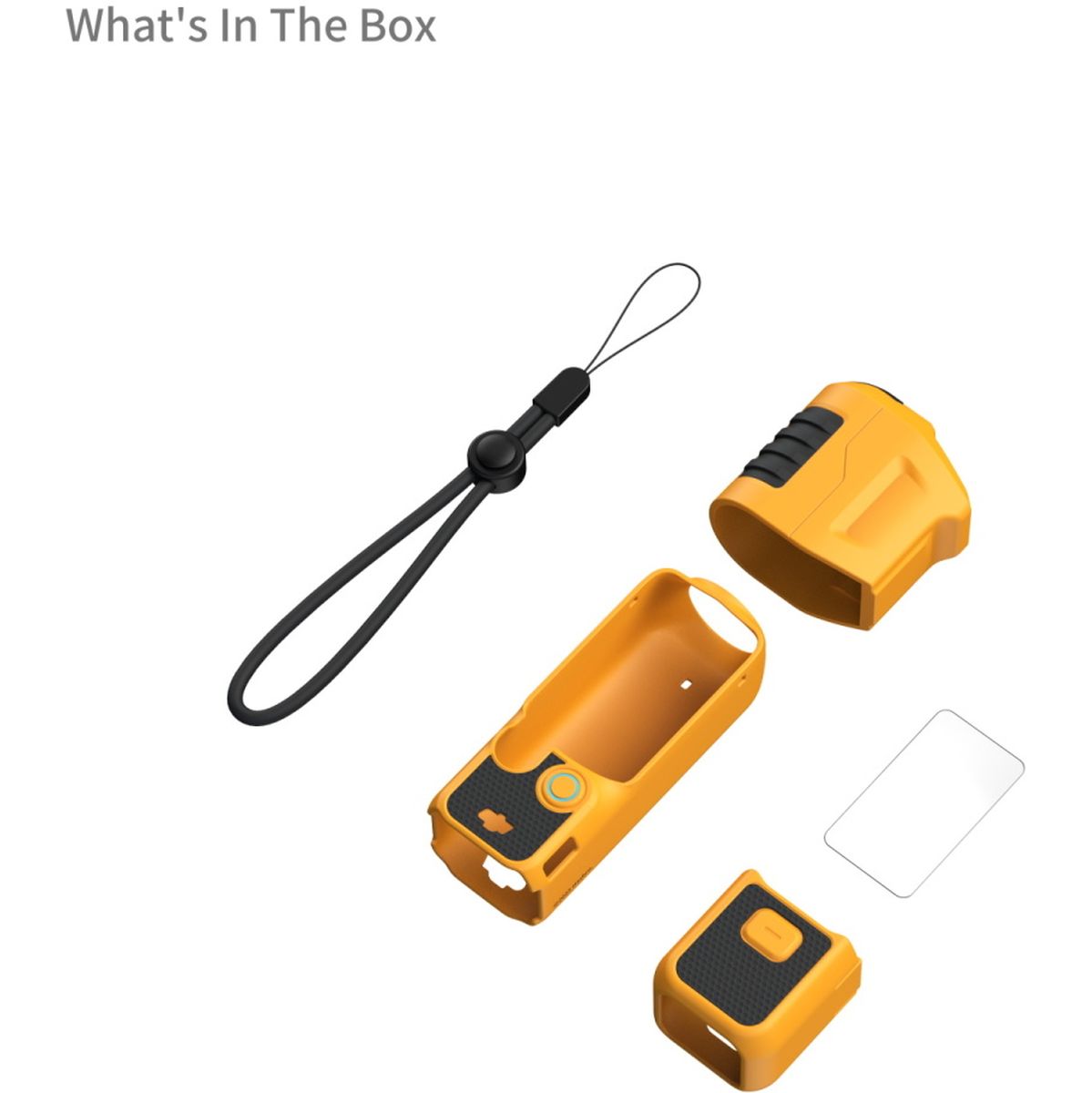 SmallRig 5114 Silicone Case Kit For DJI Osmo Pocket 3 (Basic (Bumblebee Edition)