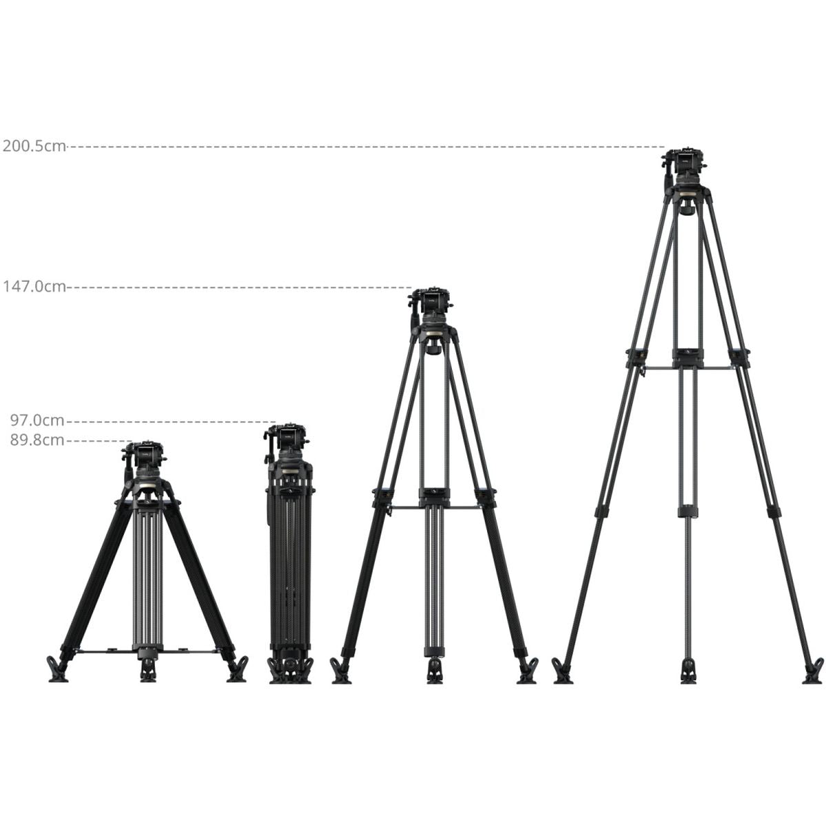 SmallRig 5578 FSD18 Freespeed Heavy-Duty Carbon Fiber Tripod