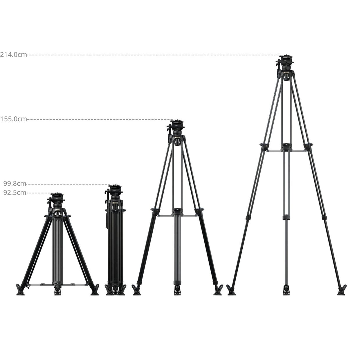SmallRig 5579 FSD16 Freespeed Heavy-Duty Aluminum Alloy Tripod