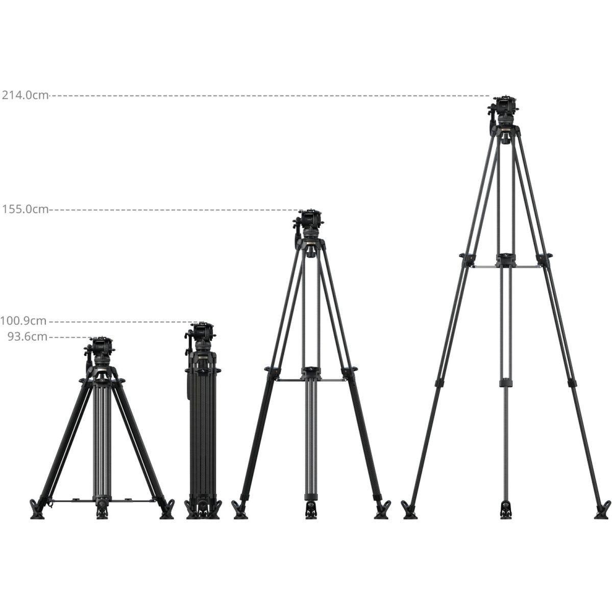 SmallRig 5580 FSD16 Freespeed Heavy-Duty Carbon Fiber Tripod