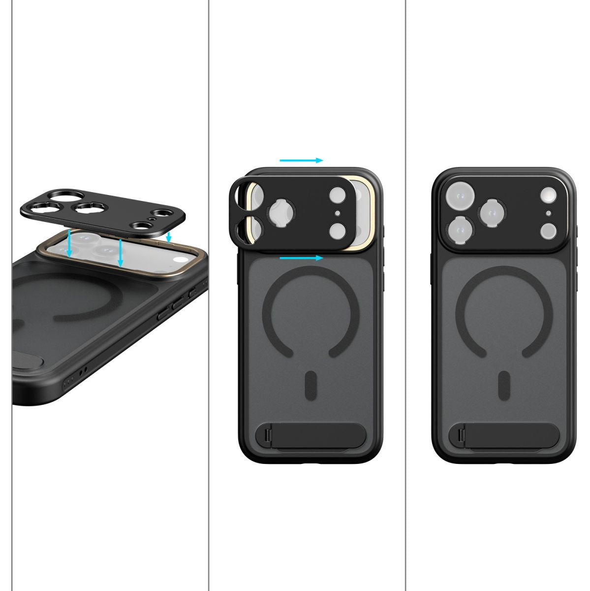 SmallRig 5549 Filmov Photography Phone Case For iPhone 17 Pro (Black)