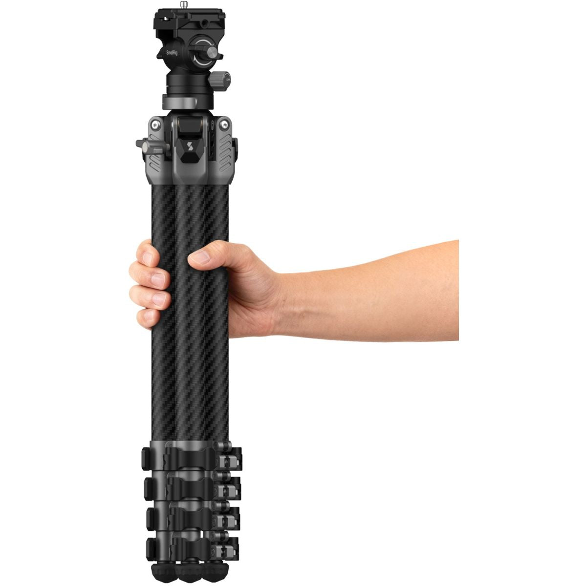SmallRig 5477 Portable Video Carbon Fiber Tripod AP255PRO