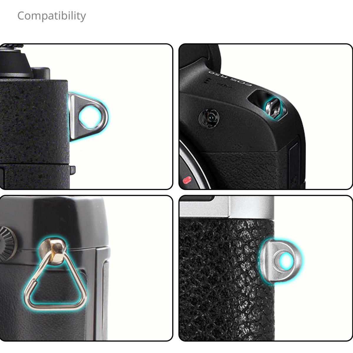 SmallRig 5687 Quick Release Shoulder Strap For Ricoh GR Series (Red)