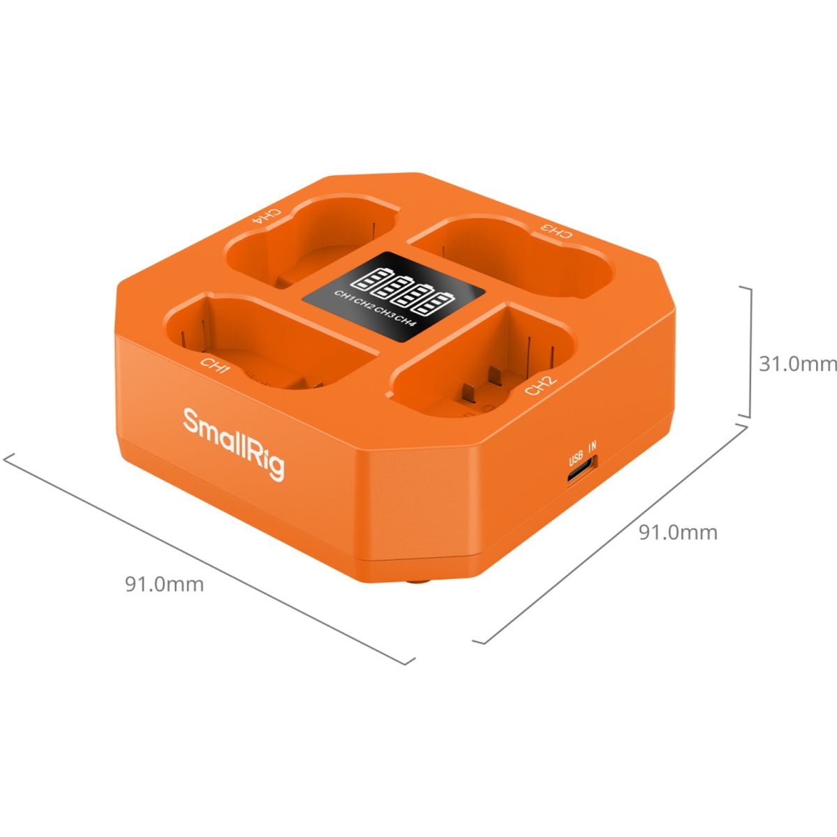 SmallRig 5747 FOUR-Channel Camera Battery Charger For EN-EL15C