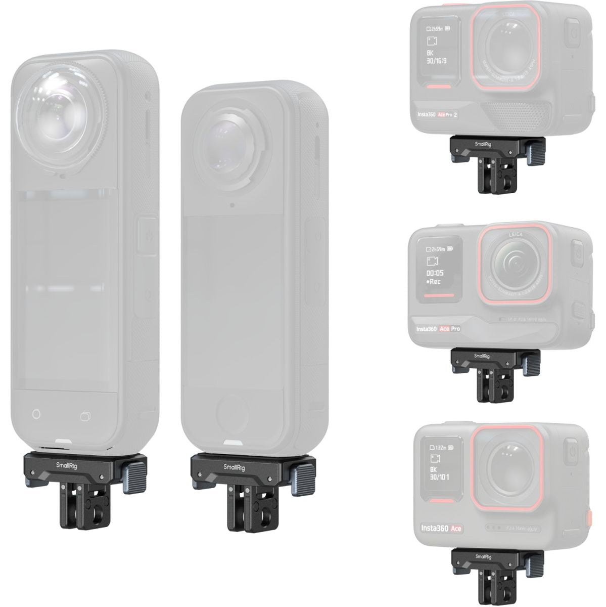 SmallRig 5814 Quick Release Mount Adapter For Insta360 X5 / X4 Air / Ace Pro 2