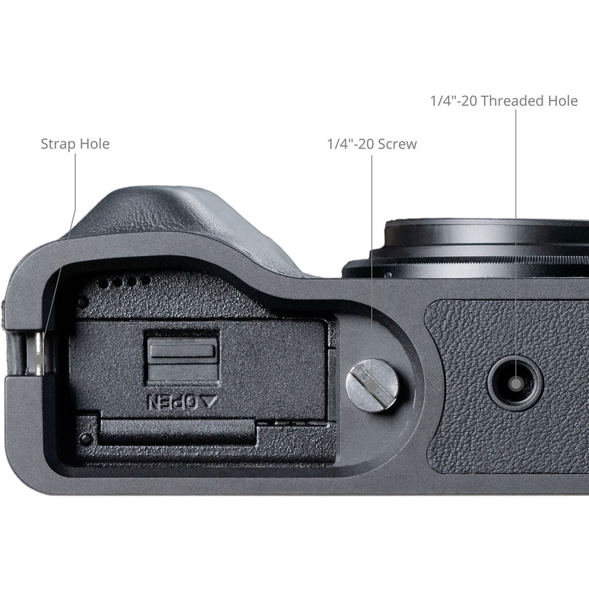 SmallRig 5676 Leather Case Kit For Ricoh GR IV / III / Iiix / III / Iiix Black