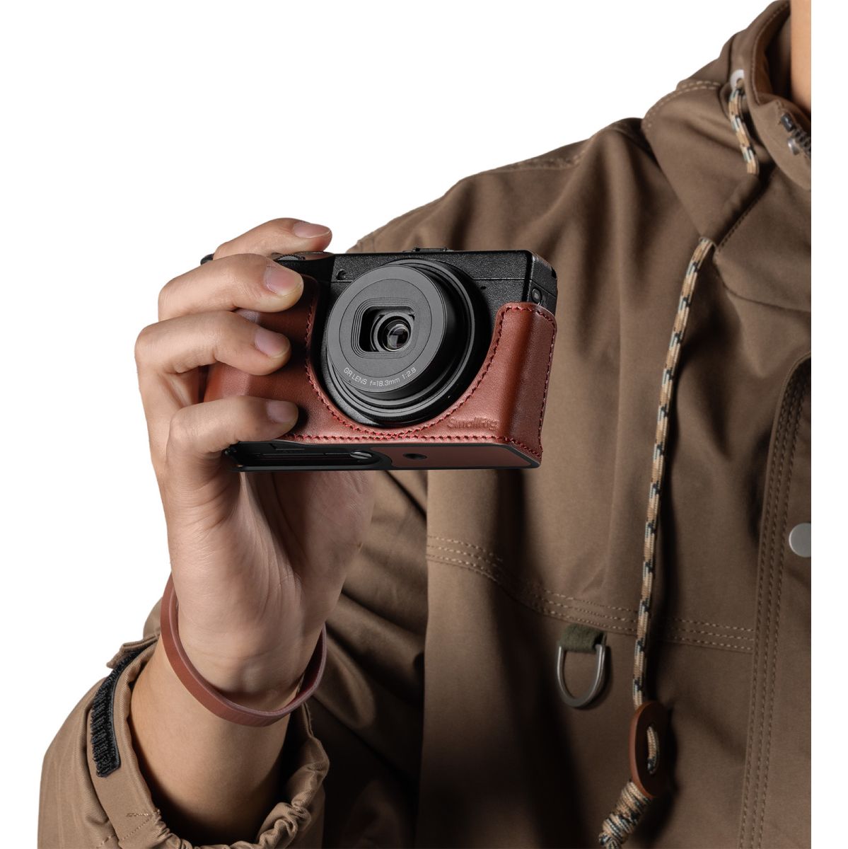 SmallRig 5678 Leather Case Kit For Ricoh GR IV / III / Iiix / III / Iiix Red