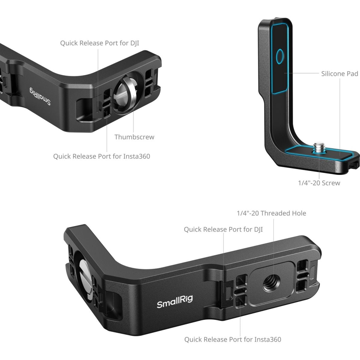 SmallRig 5824 Vertical-To-Horizontal Mount Support For X5 / X4 Air / X4 / X3