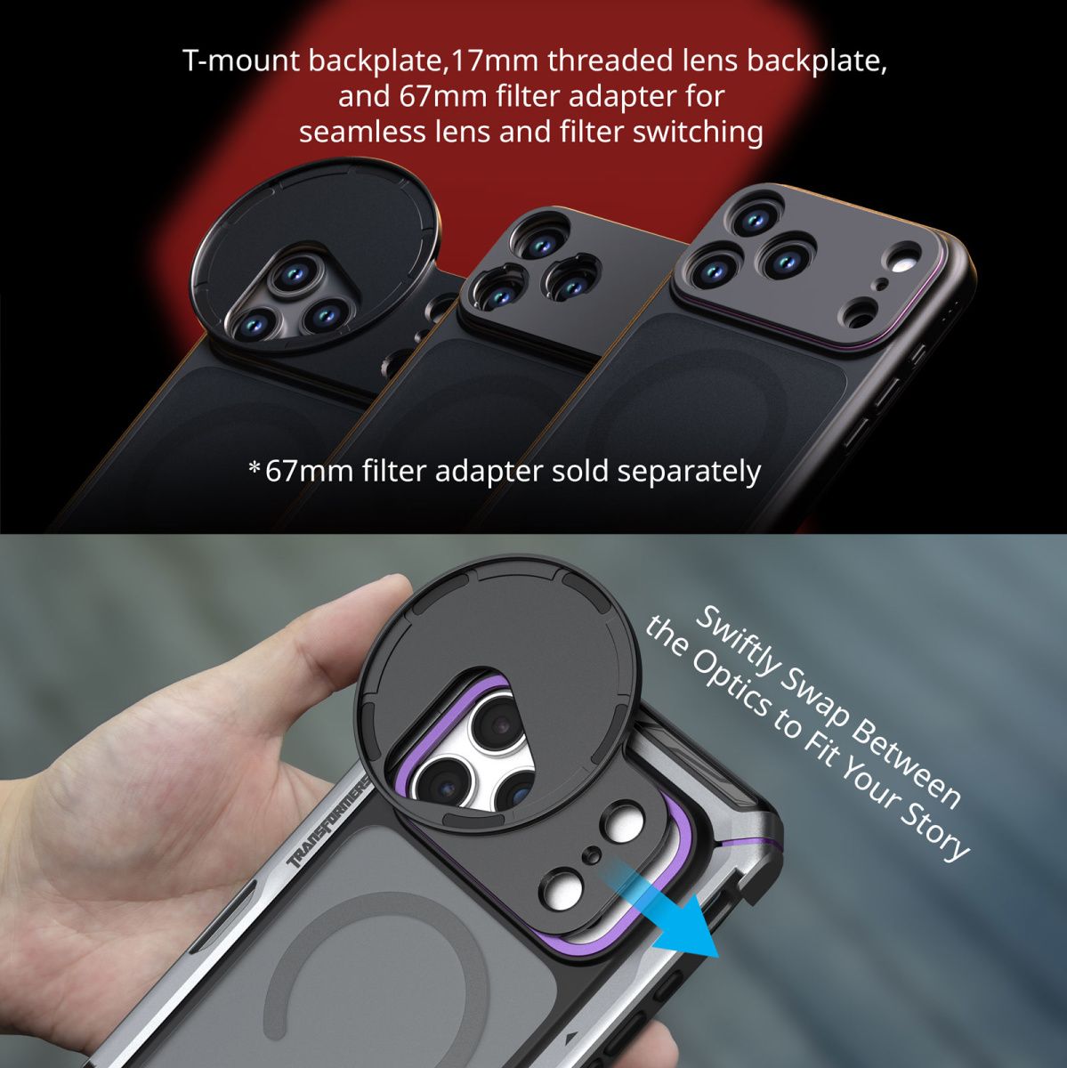 SmallRig 5584 Megatron Edition Mobile Dual Handheld Kit For iPhone 17 Pro Max