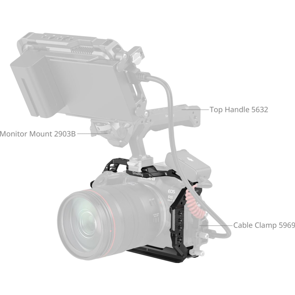 SmallRig 5954 Hawklock Quick Release Cage For Canon EOS R6 MkIII / R6 MkII
