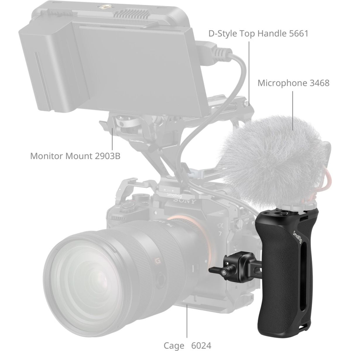 SmallRig 5952 Side Handle w/ Nato Clamp - image 2 of 5