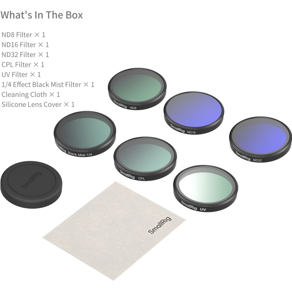 SmallRig 5967 Filter Kit For DJI Osmo Action 6