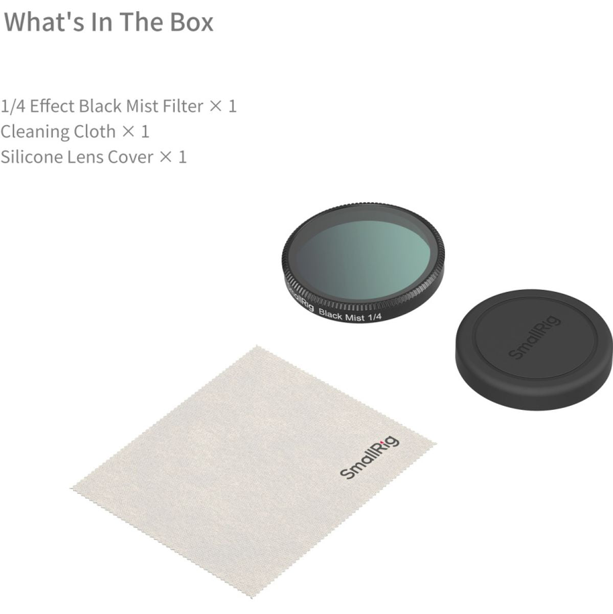 SmallRig 6086 1/4 Effect Black Mist Filter For DJI Osmo Action 6